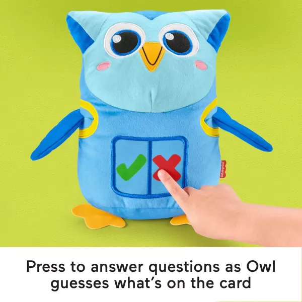 FisherPrice Electronic Learning Toy Guess amp Press Owl Interactive Plush with Games for Preschool Kids Ages 3 YearsFisherPrice Electronic Learning Toy Guess amp Press Owl Interactive Plush with Games for Preschool Kids Ages 3 Years