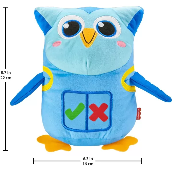 FisherPrice Electronic Learning Toy Guess amp Press Owl Interactive Plush with Games for Preschool Kids Ages 3 YearsFisherPrice Electronic Learning Toy Guess amp Press Owl Interactive Plush with Games for Preschool Kids Ages 3 Years