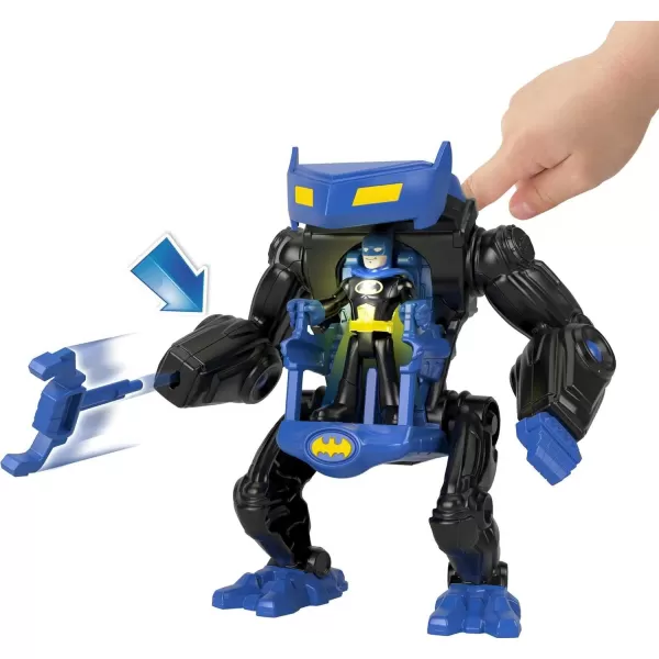 FisherPrice Imaginext DC Super Friends Batman Battling Robot with Poseable Figure and Lights for Preschool Pretend Play Ages 3 YearsFisherPrice Imaginext DC Super Friends Batman Battling Robot with Poseable Figure and Lights for Preschool Pretend Play Ages 3 Years