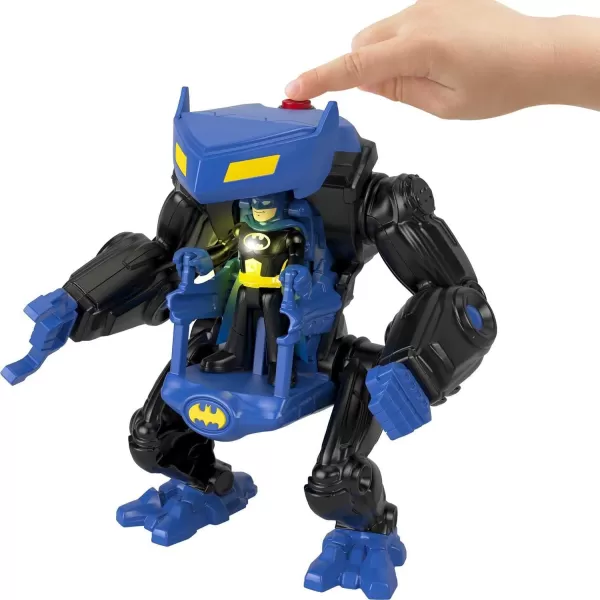 FisherPrice Imaginext DC Super Friends Batman Battling Robot with Poseable Figure and Lights for Preschool Pretend Play Ages 3 YearsFisherPrice Imaginext DC Super Friends Batman Battling Robot with Poseable Figure and Lights for Preschool Pretend Play Ages 3 Years