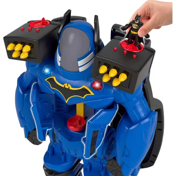 FisherPrice Imaginext DC Super Friends Batman Robot Playset Batbot Xtreme 30 Inches Tall with Figure amp 11 Pieces for Preschool Kids Ages 3 Years Amazon ExclusiveFrustrationFree Packaging