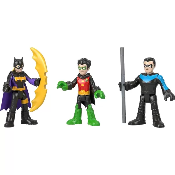 FisherPrice Imaginext DC Super Friends Batman Toys Family Multipack Figure Set with 5 Characters amp 7 Accessories for Ages 3 YearsFisherPrice Imaginext DC Super Friends Batman Toys Family Multipack Figure Set with 5 Characters amp 7 Accessories for Ages 3 Years