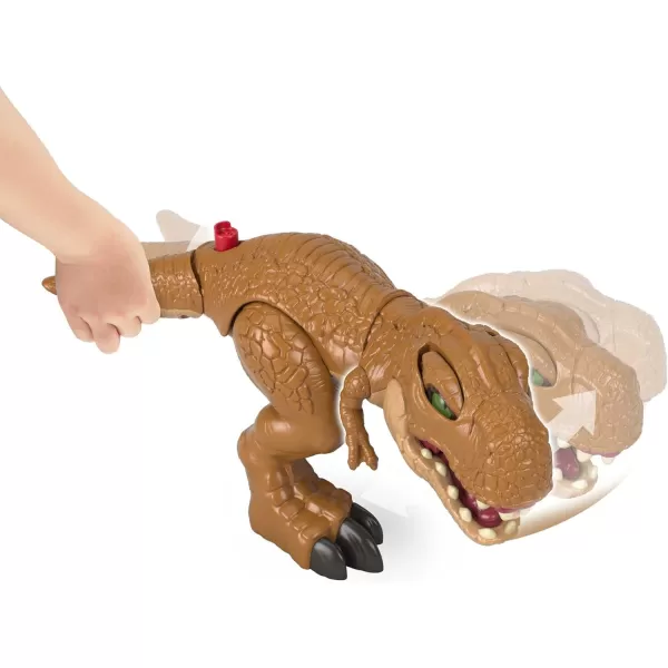 FisherPrice Imaginext Jurassic World Dinosaur Toy Thrashin Action T rex Figure with Chomping Action for Preschool Kids Ages 3 YearsModern