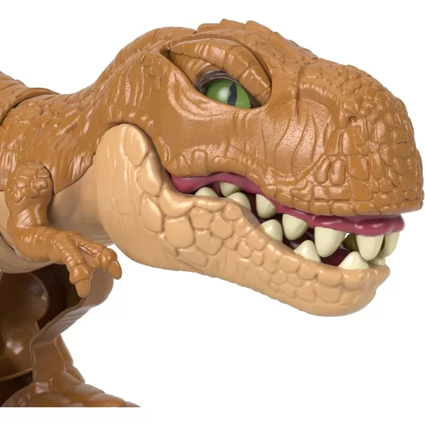 FisherPrice Imaginext Jurassic World Dinosaur Toy Thrashin Action T rex Figure with Chomping Action for Preschool Kids Ages 3 YearsModern