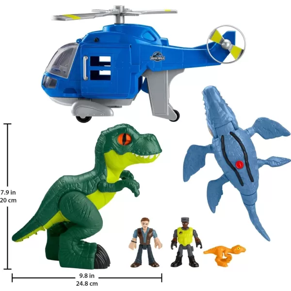 FisherPrice Imaginext Jurassic World Dinosaur Toys Dino Chopper with 3 Dinosaurs and Owen Grady Figure for Preschool Kids Ages 3 YearsFisherPrice Imaginext Jurassic World Dinosaur Toys Dino Chopper with 3 Dinosaurs and Owen Grady Figure for Preschool Kids Ages 3 Years