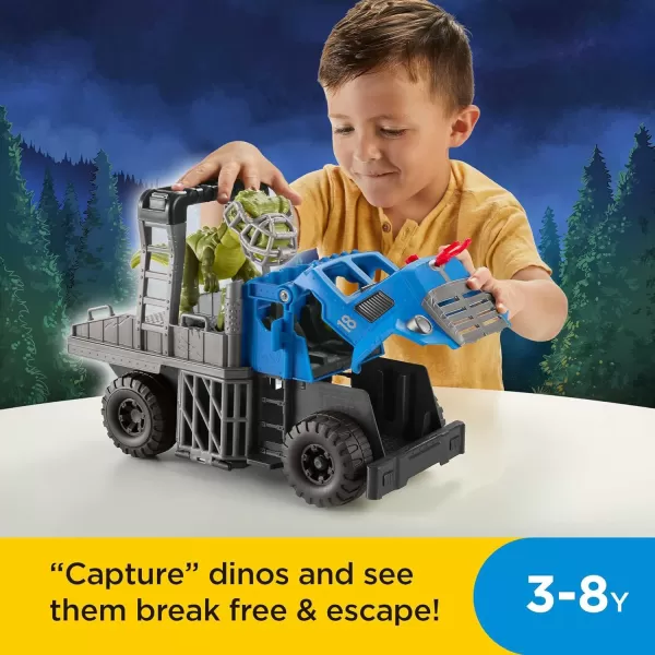 FisherPrice Imaginext Jurassic World Dominion Break Out Dino Hauler Vehicle with T rex Dinosaur 5Piece Playset for Ages 3 YearsFisherPrice Imaginext Jurassic World Dominion Break Out Dino Hauler Vehicle with T rex Dinosaur 5Piece Playset for Ages 3 Years