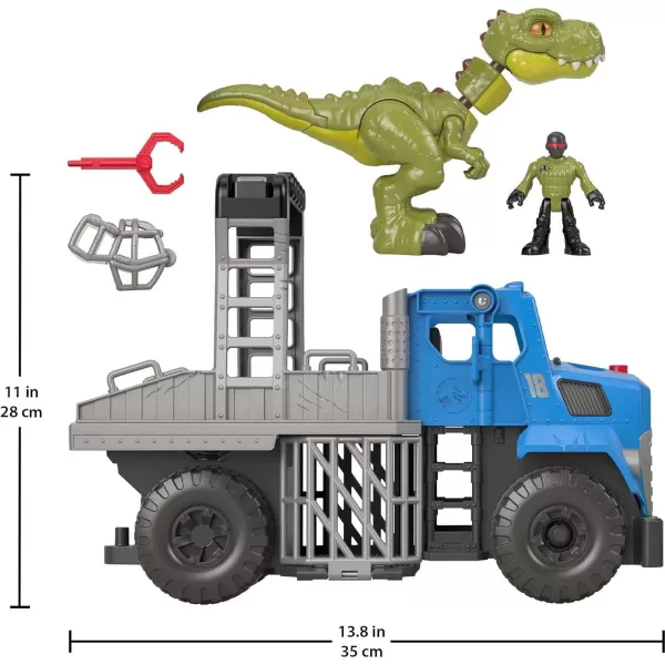 FisherPrice Imaginext Jurassic World Dominion Break Out Dino Hauler Vehicle with T rex Dinosaur 5Piece Playset for Ages 3 YearsFisherPrice Imaginext Jurassic World Dominion Break Out Dino Hauler Vehicle with T rex Dinosaur 5Piece Playset for Ages 3 Years