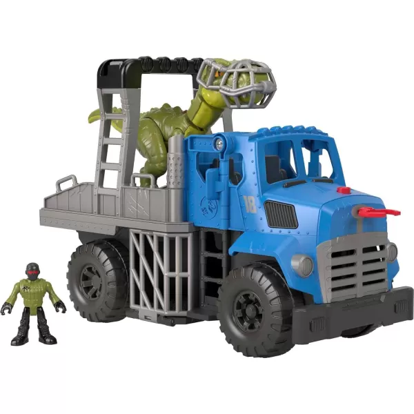 FisherPrice Imaginext Jurassic World Dominion Break Out Dino Hauler Vehicle with T rex Dinosaur 5Piece Playset for Ages 3 YearsFisherPrice Imaginext Jurassic World Dominion Break Out Dino Hauler Vehicle with T rex Dinosaur 5Piece Playset for Ages 3 Years