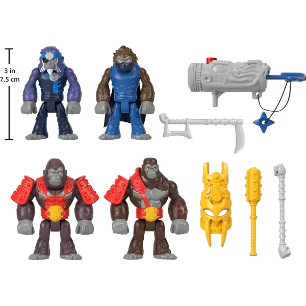 FisherPrice Imaginext Preschool Toys Boss Level Army Pack 9Piece Monkey amp Gorilla Figure Set for Pretend Play Ages 3 YearsFisherPrice Imaginext Preschool Toys Boss Level Army Pack 9Piece Monkey amp Gorilla Figure Set for Pretend Play Ages 3 Years