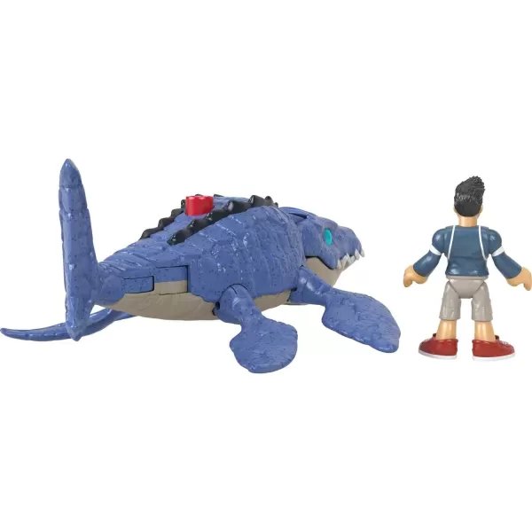 FisherPrice Jurassic World Toys Camp Cretaceous Mosasaurus Dinosaur amp Kenji figure set for preschool kids ages 38 yearsFisherPrice Jurassic World Toys Camp Cretaceous Mosasaurus Dinosaur amp Kenji figure set for preschool kids ages 38 years