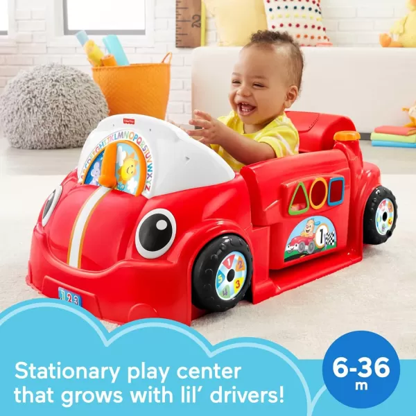 FisherPrice Laugh amp Learn Baby Activity Center Crawl Around Car with Music Lights and Smart Stages for Infants and Toddlers Red Amazon ExclusiveCrawl Around Car u2013 Red