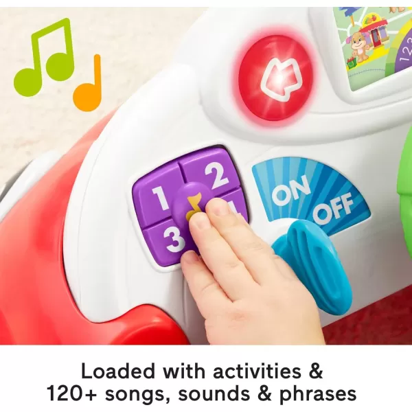 FisherPrice Laugh amp Learn Baby Activity Center Crawl Around Car with Music Lights and Smart Stages for Infants and Toddlers Red Amazon ExclusiveCrawl Around Car u2013 Red