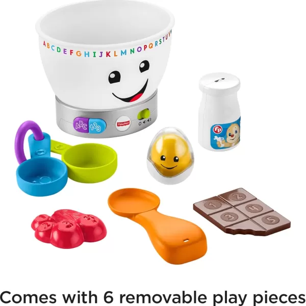 FisherPrice Laugh amp Learn Baby Learning Toy Magic Color Mixing Bowl With Pretend Food Music amp Lights For Ages 6 MonthsMulti