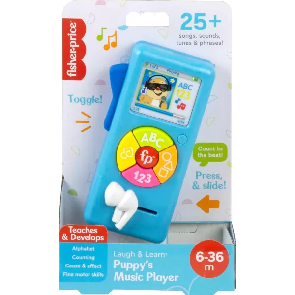 FisherPrice Laugh amp Learn Baby Learning Toy Puppys Music Player with Lights amp Fine Motor Activities for Ages 6 Months BlueFisherPrice Laugh amp Learn Baby Learning Toy Puppys Music Player with Lights amp Fine Motor Activities for Ages 6 Months Blue