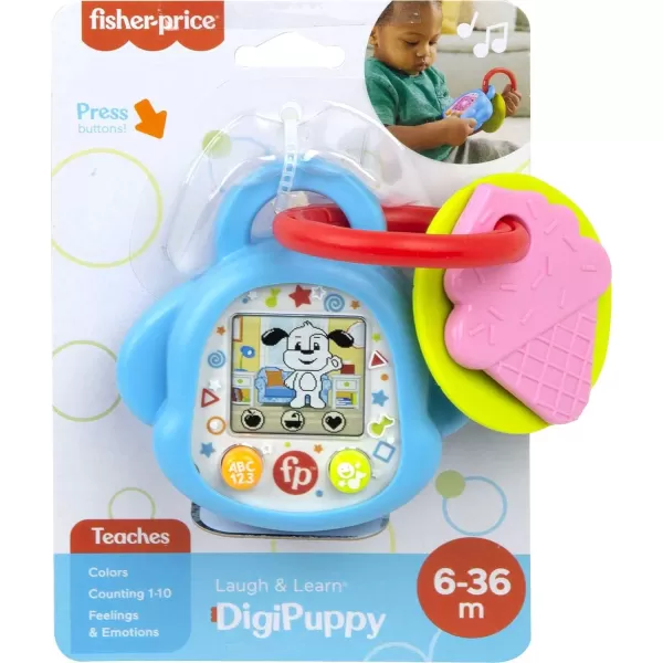 FisherPrice Laugh amp Learn Baby amp Toddler Toy Digipuppy Pretend Digital Pet With Music amp Lights For Ages 6 MonthsFisherPrice Laugh amp Learn Baby amp Toddler Toy Digipuppy Pretend Digital Pet With Music amp Lights For Ages 6 Months