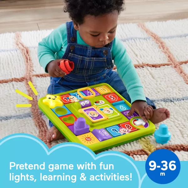 FisherPrice Laugh amp Learn Baby amp Toddler Toy Puppys Game Activity Board with Smart Stages Learning Content for Ages 9 MonthsFisherPrice Laugh amp Learn Baby amp Toddler Toy Puppys Game Activity Board with Smart Stages Learning Content for Ages 9 Months