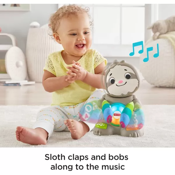 FisherPrice Linkimals Learning Toy Smooth Moves Sloth With Interactive Music And Lights For Infants And ToddlersFisherPrice Linkimals Learning Toy Smooth Moves Sloth With Interactive Music And Lights For Infants And Toddlers