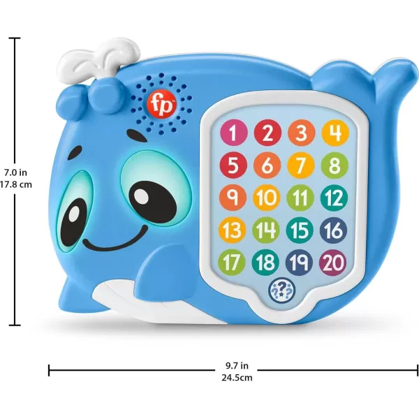 FisherPrice Linkimals Toddler Learning Toy 120 Count amp Quiz Whale with Interactive Lights amp Music for Ages 18 MonthsFisherPrice Linkimals Toddler Learning Toy 120 Count amp Quiz Whale with Interactive Lights amp Music for Ages 18 Months