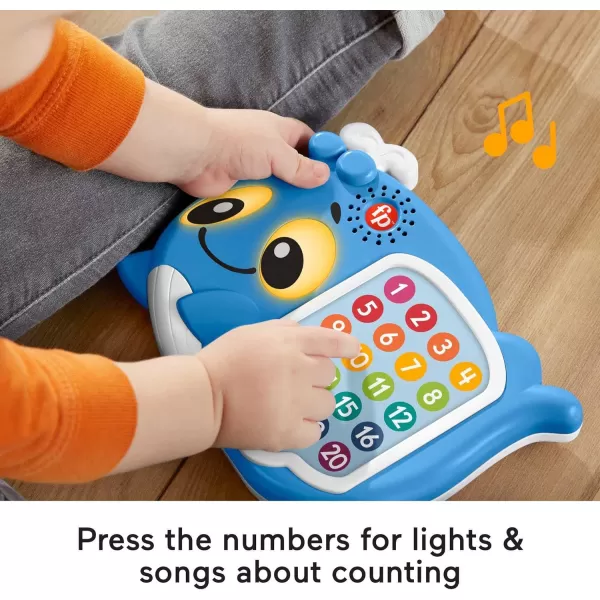 FisherPrice Linkimals Toddler Learning Toy 120 Count amp Quiz Whale with Interactive Lights amp Music for Ages 18 MonthsFisherPrice Linkimals Toddler Learning Toy 120 Count amp Quiz Whale with Interactive Lights amp Music for Ages 18 Months