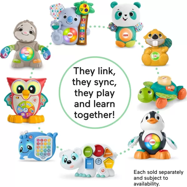 FisherPrice Linkimals Toddler Learning Toy Puzzlin Shapes Polar Bear with Interactive Lights amp Music for Ages 18 MonthsFisherPrice Linkimals Toddler Learning Toy Puzzlin Shapes Polar Bear with Interactive Lights amp Music for Ages 18 Months