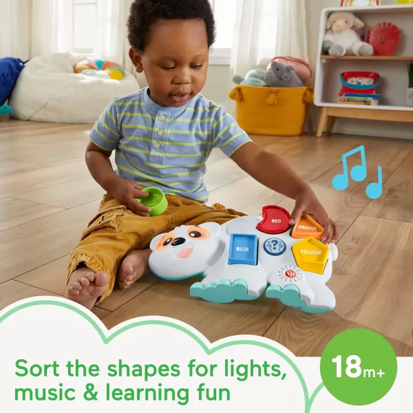 FisherPrice Linkimals Toddler Learning Toy Puzzlin Shapes Polar Bear with Interactive Lights amp Music for Ages 18 MonthsFisherPrice Linkimals Toddler Learning Toy Puzzlin Shapes Polar Bear with Interactive Lights amp Music for Ages 18 Months