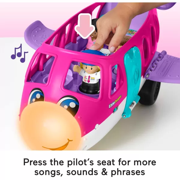 FisherPrice Little People Barbie Toddler Toy Little Dream Plane with Lights Music amp Figures for Pretend Play Ages 18 MonthsFisherPrice Little People Barbie Toddler Toy Little Dream Plane with Lights Music amp Figures for Pretend Play Ages 18 Months