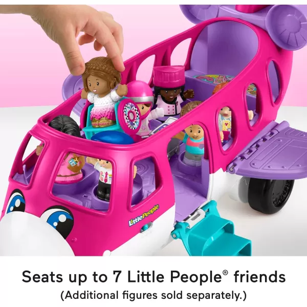 FisherPrice Little People Barbie Toddler Toy Little Dream Plane with Lights Music amp Figures for Pretend Play Ages 18 MonthsFisherPrice Little People Barbie Toddler Toy Little Dream Plane with Lights Music amp Figures for Pretend Play Ages 18 Months