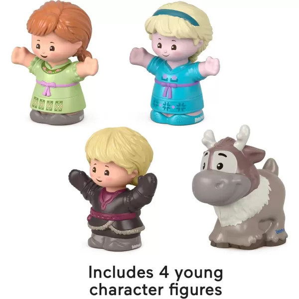 FisherPrice Little People Disney Frozen Young Anna and Elsa amp Friends set of 4 character figures for toddlers and preschool kidsFisherPrice Little People Disney Frozen Young Anna and Elsa amp Friends set of 4 character figures for toddlers and preschool kids