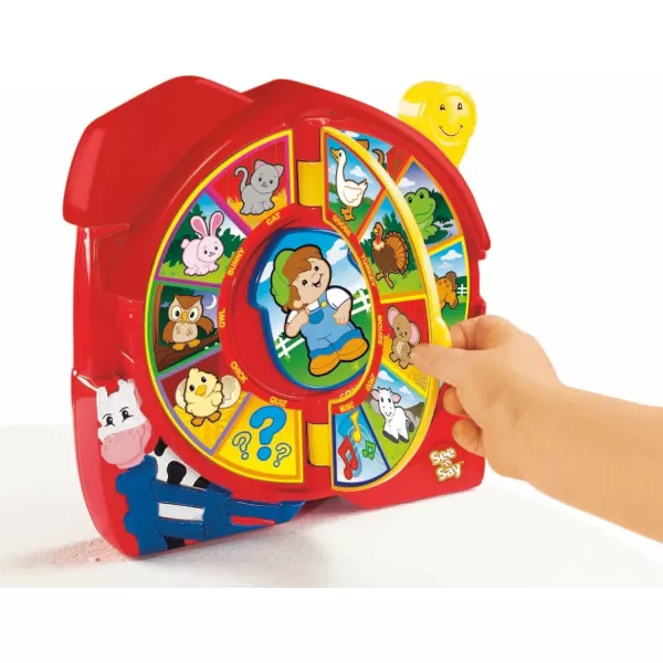 FisherPrice Little People Toddler Learning Toy See n Say The Farmer Says InteractiveGame with Music Sounds and Phrases Ages 18 MonthsStandard Standard Packaging