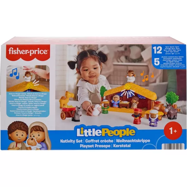 FisherPrice Little People Toddler Toy Nativity Set with Music Lights and 18 Pieces for Christmas Play Ages 1 yearsFisherPrice Little People Toddler Toy Nativity Set with Music Lights and 18 Pieces for Christmas Play Ages 1 years