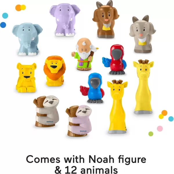 FisherPrice Little People Toddler Toy Noahs Ark Playset with 12 Animals and Noah Figure Baptism Gift for Ages 1 Years Amazon ExclusiveFisherPrice Little People Toddler Toy Noahs Ark Playset with 12 Animals and Noah Figure Baptism Gift for Ages 1 Years Amazon Exclusive