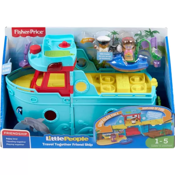 FisherPrice Little People Toddler Toy Travel Together Friend Ship Musical Playset with 2 Figures amp Accessories for Ages 1 years Amazon ExclusiveFisherPrice Little People Toddler Toy Travel Together Friend Ship Musical Playset with 2 Figures amp Accessories for Ages 1 years Amazon Exclusive