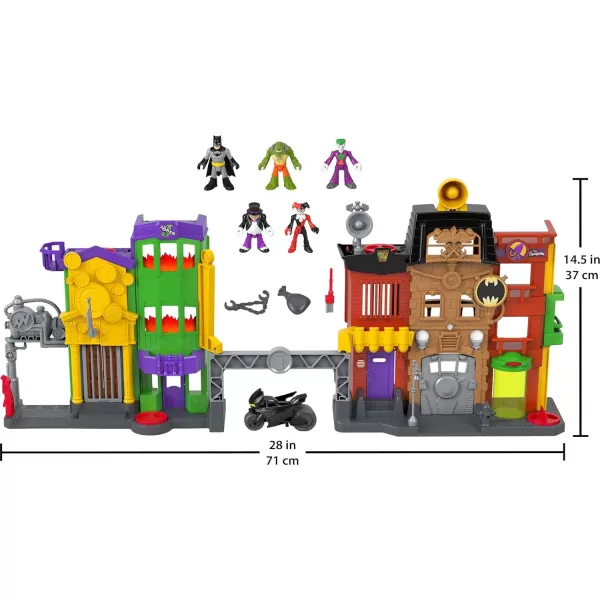 Imaginext DC Super Friends Batman Playset Crime Alley with Character Figures amp Accessories for Pretend Play Ages 3 Years Amazon ExclusiveImaginext DC Super Friends Batman Playset Crime Alley with Character Figures amp Accessories for Pretend Play Ages 3 Years Amazon Exclusive