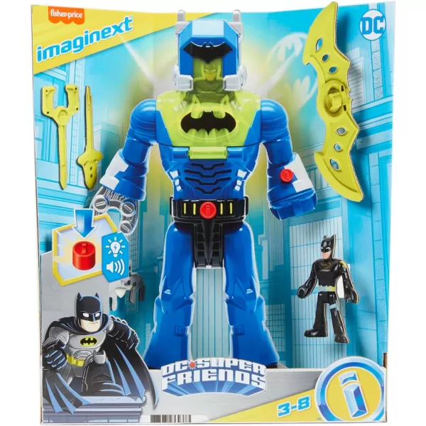 Imaginext DC Super Friends Batman Toys Insider amp Exo Suit 12Inch Robot with Lights amp Sounds Plus Figure for Ages 3 YearsImaginext DC Super Friends Batman Toys Insider amp Exo Suit 12Inch Robot with Lights amp Sounds Plus Figure for Ages 3 Years