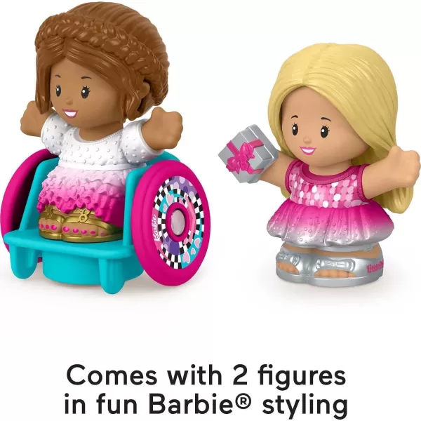 Little People Barbie Toddler Toys Wellness Figure Pack 2 Characters for Pretend Play Ages 18 MonthsParty