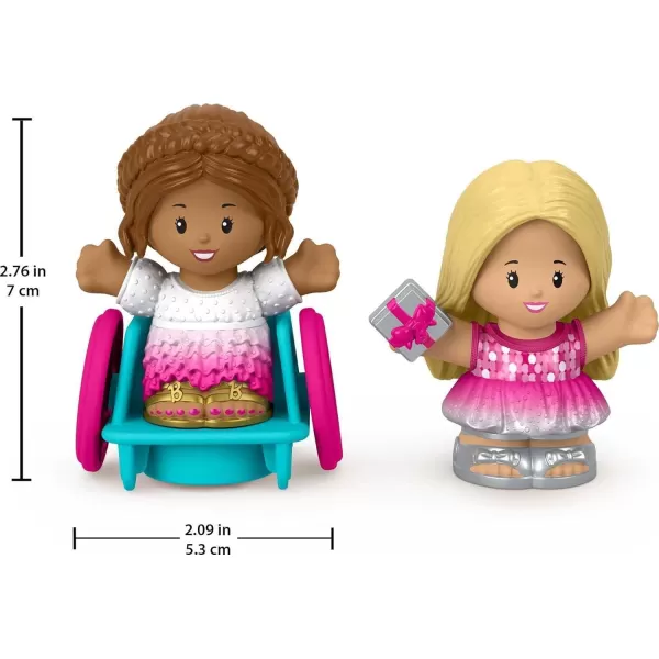 Little People Barbie Toddler Toys Wellness Figure Pack 2 Characters for Pretend Play Ages 18 MonthsParty