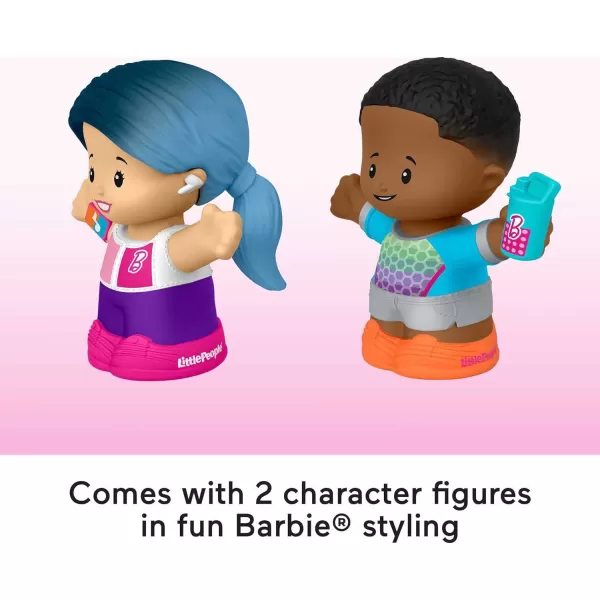 Little People Barbie Toddler Toys Wellness Figure Pack 2 Characters for Pretend Play Ages 18 MonthsWellness