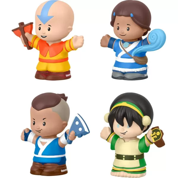 Little People Collector Avatar The Last Airbender Special Edition Set In Display Gift Box For Adults amp Fans 4 FiguresLittle People Collector Avatar The Last Airbender Special Edition Set In Display Gift Box For Adults amp Fans 4 Figures