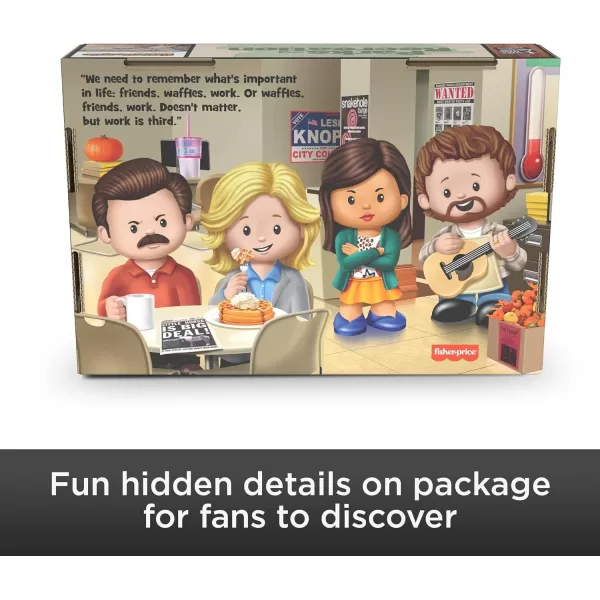 Little People Collector Parks and Recreation Special Edition Set in Display Gift Box for Adults amp Fans 4 FiguresLittle People Collector Parks and Recreation Special Edition Set in Display Gift Box for Adults amp Fans 4 Figures