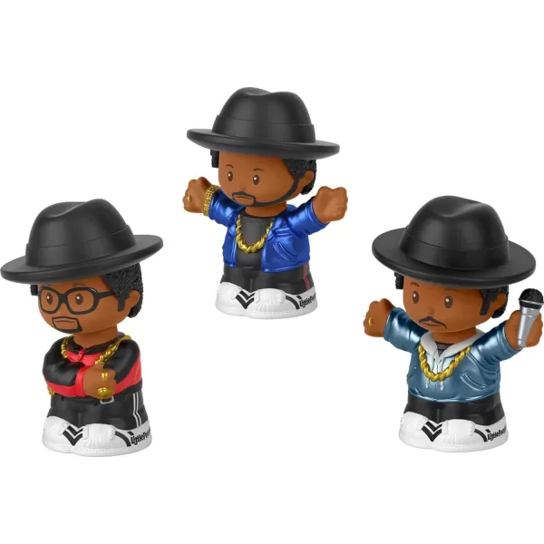 Little People Collector Run Dmc Special Edition Figure Set in Display Gift Package for Adult Hip Hop Fans 3 FigurinesLittle People Collector Run Dmc Special Edition Figure Set in Display Gift Package for Adult Hip Hop Fans 3 Figurines