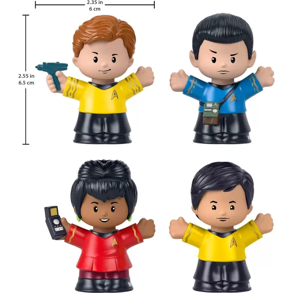 Little People Collector Star Trek Special Edition Set for Adults amp Fans in a Display Gift Package 4 CharactersLittle People Collector Star Trek Special Edition Set for Adults amp Fans in a Display Gift Package 4 Characters