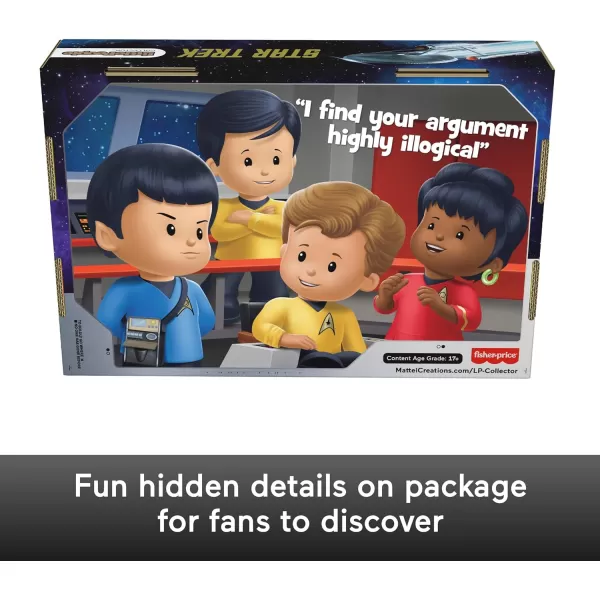 Little People Collector Star Trek Special Edition Set for Adults amp Fans in a Display Gift Package 4 CharactersLittle People Collector Star Trek Special Edition Set for Adults amp Fans in a Display Gift Package 4 Characters