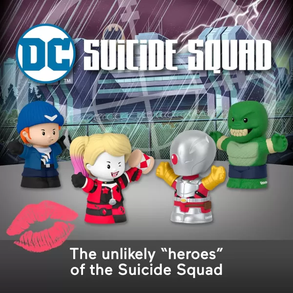 Little People Collector Suicide Squad Special Edition Figure Set in Display Gift Package for Adults amp Fans 4 CharactersLittle People Collector Suicide Squad Special Edition Figure Set in Display Gift Package for Adults amp Fans 4 Characters