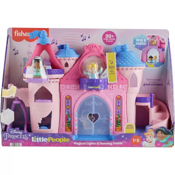 Little People Toddler Playset Disney Princess Magical Lights amp Dancing Castle Musical Toy with 2 Figures for Ages 18 MonthsLittle People Toddler Playset Disney Princess Magical Lights amp Dancing Castle Musical Toy with 2 Figures for Ages 18 Months