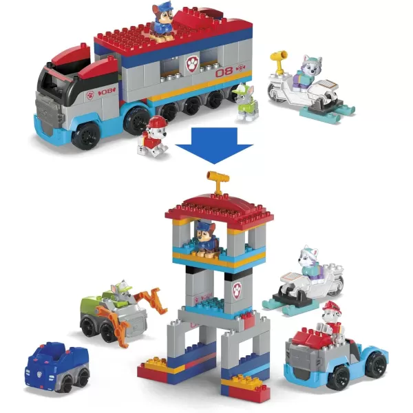 MEGA BLOKS Paw Patrol Toddler Building Blocks Toy Cars Paw Patroller with 81 Pieces 4 Figures Fisher Price Gift Ideas for Kids Age 3 Years 5 x 16 x 8 inchesMEGA BLOKS Paw Patrol Toddler Building Blocks Toy Cars Paw Patroller with 81 Pieces 4 Figures Fisher Price Gift Ideas for Kids Age 3 Years 5 x 16 x 8 inches