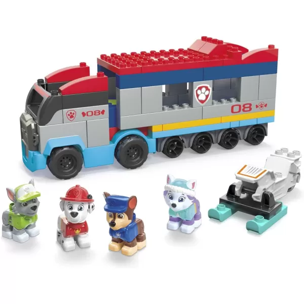 MEGA BLOKS Paw Patrol Toddler Building Blocks Toy Cars Paw Patroller with 81 Pieces 4 Figures Fisher Price Gift Ideas for Kids Age 3 Years 5 x 16 x 8 inchesMEGA BLOKS Paw Patrol Toddler Building Blocks Toy Cars Paw Patroller with 81 Pieces 4 Figures Fisher Price Gift Ideas for Kids Age 3 Years 5 x 16 x 8 inches