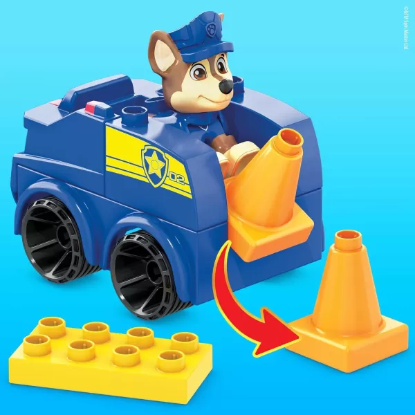 MEGA Bloks Paw Patrol ChaseS Patrol Car Building Set with 1 Chase Figure 10 Blocks and Special Pieces Toy Gift Set for Ages 3 and UpMEGA Bloks Paw Patrol ChaseS Patrol Car Building Set with 1 Chase Figure 10 Blocks and Special Pieces Toy Gift Set for Ages 3 and Up