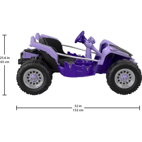 Power Wheels Dune Racer Extreme Purple 12V Rideon Vehicle for Preschool Kids Ages 37 YearsDune Racer Purple