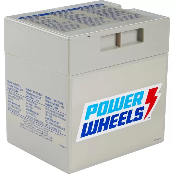 Power Wheels RideOn Toy Replacement Battery 12Volt 12Ah Rechargeable for Preschool VehiclesPower Wheels RideOn Toy Replacement Battery 12Volt 12Ah Rechargeable for Preschool Vehicles