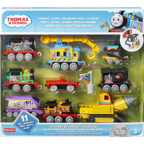 Thomas amp Friends Diecast Toy Train Set Mystery Of Lookout Mountain Track Playset With 7 PushAlong Engines For Kids Ages 3 YearsThomas amp Friends Diecast Toy Train Set Mystery Of Lookout Mountain Track Playset With 7 PushAlong Engines For Kids Ages 3 Years